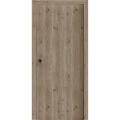 Sliding Pocket Door 30 x 84 inches | BASIC 3001 Caramel Oak | Kit Rail Hardware | Solid Wood Interior Bedroom Modern Doors Caramel Oak