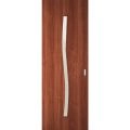 Hidden Barn | Basic 3002 Ash Franko | Wood Veneer Doors | Magic Concealed Sliding Set | 36" x 80" Walnut Franko