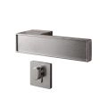 Door Euro Handle 3084 for Magnetic Lock, Satin chrome Privacy Satin Chrome