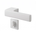 Door Euro Handle 3099 for Magnetic Lock, White Privacy White