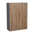 30" x 42" Wall Cabinet-Double Door-Grey Natural Teak