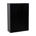 30" x 42" Wall Cabinet-Double Door-Grey Black