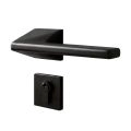 Door Euro Handle 4130 for Magnetic Lock, Black Entry Black