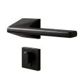 Door Euro Handle 4130 for Magnetic Lock, Black Privacy Black