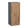 9" x 36" Wall Cabinet-Single Door-Grey Natural Teak