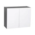 30" x 24" x 24" Refrigerator Wall Cabinet-Double Door-with White Gloss door White