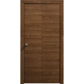 Sliding Closet Bi-fold Doors 36 x 80 inches | Ego 5000 Cognac Oak Veneer | Sturdy Tracks Moldings Trims Hardware Set | Wood Solid Bedroom Wardrobe Doors EGO Cognac Oak