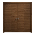 Sliding Closet Double Bi-fold Doors 72 x 96 inches | Ego 5000 Painted White Oak | Sturdy Tracks Moldings Trims Hardware Set | Wood Solid Bedroom Wardrobe Doors EGO Cognac Oak