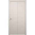 Sliding Closet Bi-fold Doors 36 x 80 inches | Ego 5000 Cognac Oak Veneer | Sturdy Tracks Moldings Trims Hardware Set | Wood Solid Bedroom Wardrobe Doors EGO Painted White Oak
