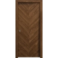 Sliding Pocket Door 18 x 84 inches | Ego 5005 Painted White Oak | Kit Rail Hardware | Solid Wood Interior Bedroom Modern Doors EGO Cognac Oak