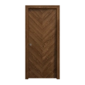 Sliding Pocket Door 30 x 84 inches | Ego 5005 Natural Oak | Kit Rail Hardware | Solid Wood Interior Bedroom Modern Doors EGO Cognac Oak