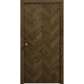 Sliding Closet Bi-fold Doors 36 x 80 inches | Ego 5005 Marble Oak | Sturdy Tracks Moldings Trims Hardware Set | Wood Solid Bedroom Wardrobe Doors EGO Marble Oak
