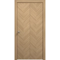 Sliding Closet Bi-fold Doors 36 x 80 inches | Ego 5005 Marble Oak | Sturdy Tracks Moldings Trims Hardware Set | Wood Solid Bedroom Wardrobe Doors EGO Natural Oak