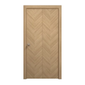 Sliding Closet Bi-fold Doors 60 x 80 inches | Ego 5005 Natural Oak | Sturdy Tracks Moldings Trims Hardware Set | Wood Solid Bedroom Wardrobe Doors EGO Natural Oak
