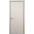 Interior Solid French Door 18 x 80 inches | Ego 5005 Cognac Oak Veneer | Single Regular Panel Frame Handle | Bathroom Bedroom Modern Doors EGO Painted White Oak