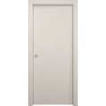 Sliding Pocket Door 18 x 84 inches | Ego 5005 Painted White Oak | Kit Rail Hardware | Solid Wood Interior Bedroom Modern Doors EGO Painted White Oak