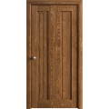 Sliding Closet Bi-fold Doors 36 x 80 inches | Ego 5006 Cognac Oak Veneer | Sturdy Tracks Moldings Trims Hardware Set | Wood Solid Bedroom Wardrobe Doors EGO Cognac Oak