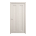 Sliding Closet Bi-fold Doors 48 x 96 inches | Ego 5006 Cognac Oak Veneer | Sturdy Tracks Moldings Trims Hardware Set | Wood Solid Bedroom Wardrobe Doors EGO Painted White Oak
