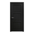 Interior Solid French Door 28 x 84 inches | Ego 5010 Painted White Oak | Single Regular Panel Frame Handle | Bathroom Bedroom Modern Doors EGO Painted Black Oak