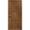 Interior Solid French Door 18 x 80 inches | Ego 5010 Painted White Oak | Single Regular Panel Frame Handle | Bathroom Bedroom Modern Doors EGO Cognac Oak
