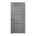 Interior Solid French Door 18 x 96 inches | Ego 5010 Marble Oak | Single Regular Panel Frame Handle | Bathroom Bedroom Modern Doors EGO Painted Grey Oak