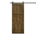 Modern Barn Door 28 x 80 inches | Ego 5010 Painted Black Oak | 6.6FT Rail Track Heavy Hardware Set | Solid Panel Interior Doors EGO Marble Oak