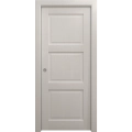 Sliding Pocket Door 18 x 84 inches | Ego 5010 Painted Black Oak | Kit Rail Hardware | Solid Wood Interior Bedroom Modern Doors EGO Painted White Oak
