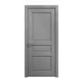 Interior Solid French Door 32 x 96 inches | Ego 5012 Painted Black Oak | Single Regular Panel Frame Handle | Bathroom Bedroom Modern Doors EGO Painted Grey Oak