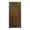 Interior Solid French Door 32 x 96 inches | Ego 5012 Painted Black Oak | Single Regular Panel Frame Handle | Bathroom Bedroom Modern Doors EGO Marble Oak