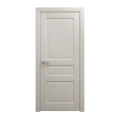 Interior Solid French Door 32 x 96 inches | Ego 5012 Painted Black Oak | Single Regular Panel Frame Handle | Bathroom Bedroom Modern Doors EGO Painted White Oak