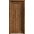 Sliding Pocket Door 18 x 84 inches | Ego 5014 Marble Oak | Kit Rail Hardware | Solid Wood Interior Bedroom Modern Doors EGO Cognac Oak
