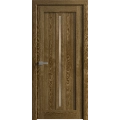 Interior Solid French Door 18 x 80 inches | Ego 5014 Painted White Oak | Single Regular Panel Frame Handle | Bathroom Bedroom Modern Doors EGO Marble Oak