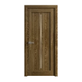 Interior Solid French Door 24 x 84 inches | Ego 5014 Painted White Oak | Single Regular Panel Frame Handle | Bathroom Bedroom Modern Doors EGO Marble Oak