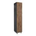 18" x 96" Utility Cabinet-Double Door-Grey Natural Teak