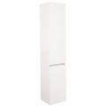 Side Vanity Cabinet Niagara, Rosewood, 16" White High Gloss