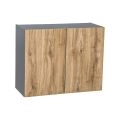 27" x 24" Wall Cabinet-Double Door-with Natural Teak door Natural Teak