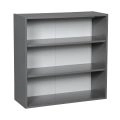 36" x 30" Wall Cabinet-Double Door-with Natural Teak door Grey