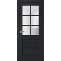 Interior Solid French Door Frosted Glass | Veregio 7339 White Silk | Single Regular Panel Frame Trims Handle | Bathroom Bedroom Sturdy Doors -18" x 84" Antracite