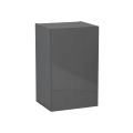 18" x 24" Wall Cabinet-Single Door-with Shaker White Matte door Grey
