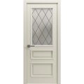 Modern Wood Interior Door with Hardware | Majestic 9006 Painted Creamy | Single Panel Frame Trims | Bathroom Bedroom Sturdy Doors - 16" x 78" White