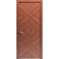 Modern Wood Interior Door with Hardware | Riviera 9014 Walnut | Single Panel Frame Trims | Bathroom Bedroom Sturdy Doors - 16" x 78" Hazelnut