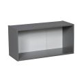 36" x 18" Wall Cabinet-Double Door-Grey Grey