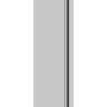 Slab Barn Door Panel | Planum 0011 Oak and Aluminum Strips | Sturdy Finished Flush Modern Doors | Pocket Closet Sliding Matte Grey