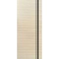 Slab Barn Door Panel | Planum 0011 Oak and Aluminum Strips | Sturdy Finished Flush Modern Doors | Pocket Closet Sliding Natural Veneer