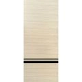 Slab Barn Door Panel | Planum 0012 Ginger Ash and Aluminum Strips | Sturdy Finished Doors | Pocket Closet Sliding-30" x 80" Natural Veneer