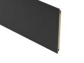 Door Frame Extension for Interior Doors, Cognac Oak, 8" wide, Up to 84x84" Doors Black Matte
