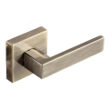 Modern Square Handle - Bronze Dummy 2 pack Bronze
