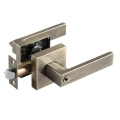 Modern Square Handle - Gold Entry (key lock) Bronze