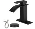 Oil Rubbed Bronze Vessel Sink Faucet, Single Handle Bathroom Faucet for Sink 1 Hole, Lavatory Vanity Tap Black Matte