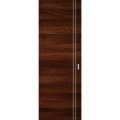 Hidden Barn | Planum 0310 Ginger Ash | Sturdy Finished Doors | Magic Concealed Sliding Set 28" x 96" Chocolate Ash